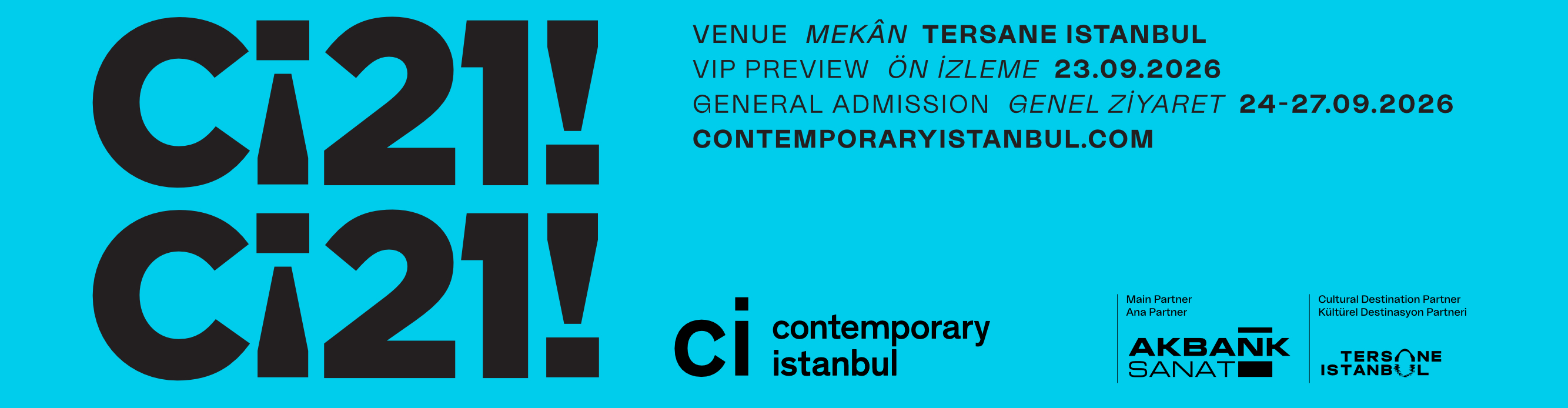 Contemporary Istanbul, 21. edisyon